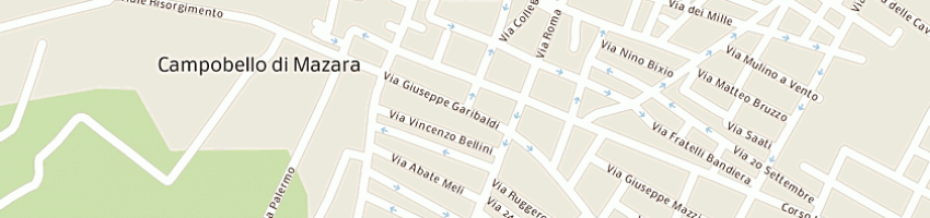Mappa della impresa vogue forever di fazzuni vito e lentini aurelio salvatore snc a CAMPOBELLO DI MAZARA