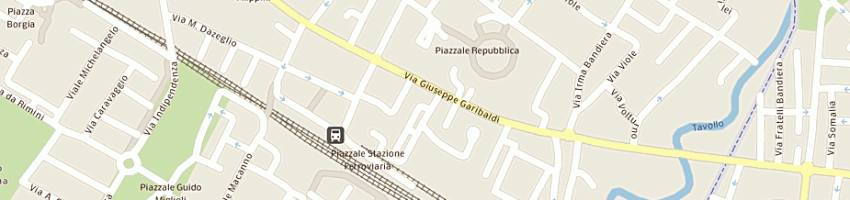 Mappa della impresa dama - snc di bastianelli graziella e c a CATTOLICA
