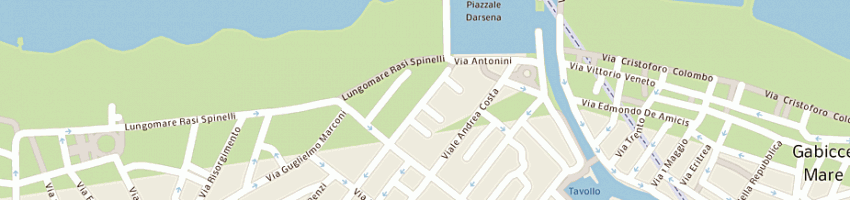 Mappa della impresa franchini francesca a CATTOLICA