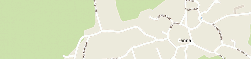 Mappa della impresa genovasi adriano a FANNA