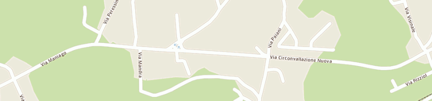 Mappa della impresa albergo al giardino a FANNA