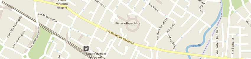 Mappa della impresa banca di credito cooperativo di gradara provpesaro-urbino scri a CATTOLICA