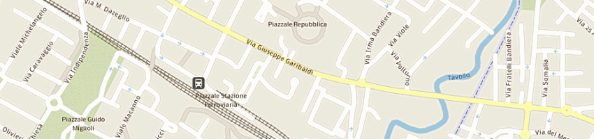 Mappa della impresa adria service snc di sarti tiziana e c a CATTOLICA