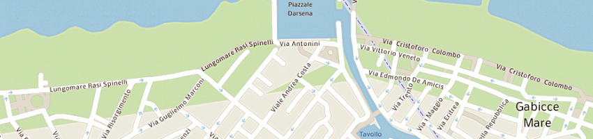 Mappa della impresa la casa del pescatore srl a CATTOLICA