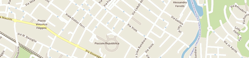 Mappa della impresa zannoni srl a CATTOLICA
