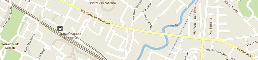 Mappa della impresa pagnini sergio a CATTOLICA