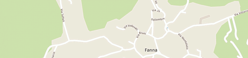 Mappa della impresa panificio facchin fulvio di pontello mara a FANNA