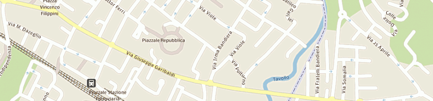 Mappa della impresa bomboniera pierrot a CATTOLICA
