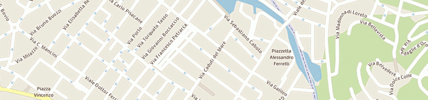 Mappa della impresa turci (srl) a CATTOLICA