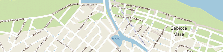 Mappa della impresa albergo lugano a CATTOLICA