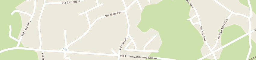 Mappa della impresa onoranze funebri de cecco snc a FANNA