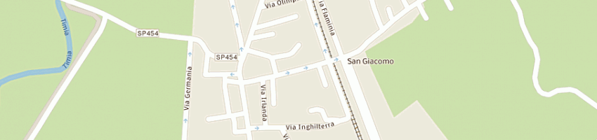 Mappa della impresa manifatture dettin a sas a SPOLETO