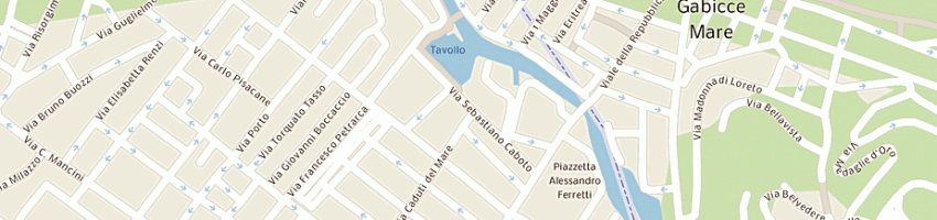 Mappa della impresa cantiere navale gam di arcieri tonino e c snc a CATTOLICA