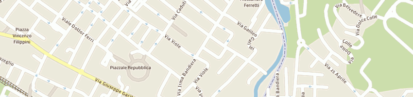 Mappa della impresa casa della tenda e del corredo fernanda di santini guerrino a CATTOLICA