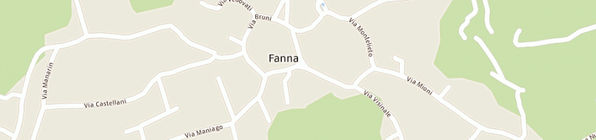 Mappa della impresa mazzoli michela a FANNA