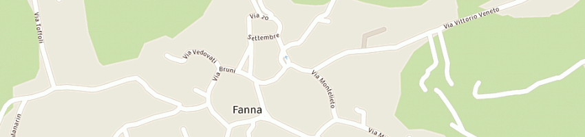 Mappa della impresa grandis fratelli a FANNA