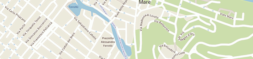 Mappa della impresa curti corrado a GABICCE MARE