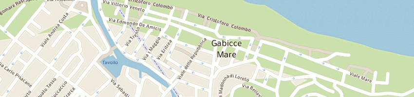 Mappa della impresa michelini riccardo e c sas a GABICCE MARE