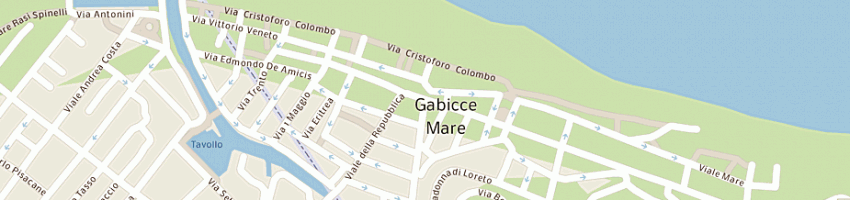 Mappa della impresa pensione maria di bonazzoli loriana e c sas a GABICCE MARE