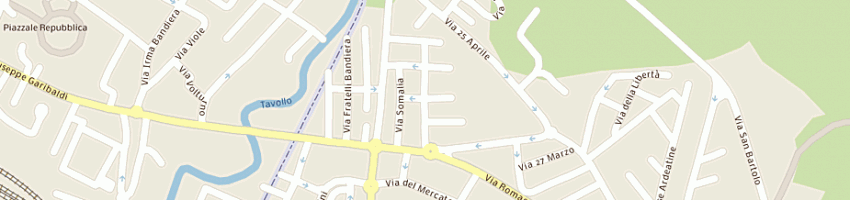Mappa della impresa mangani leonardo e c snc a GABICCE MARE