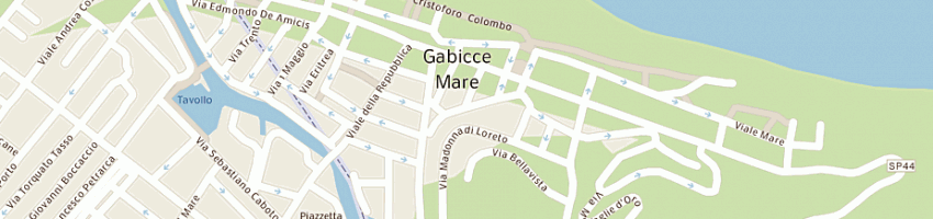 Mappa della impresa hotel plaza di ferrarini primina e c snc a GABICCE MARE