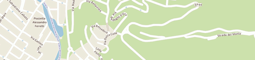 Mappa della impresa hotel alexander di ferrarini angelo e c snc a GABICCE MARE