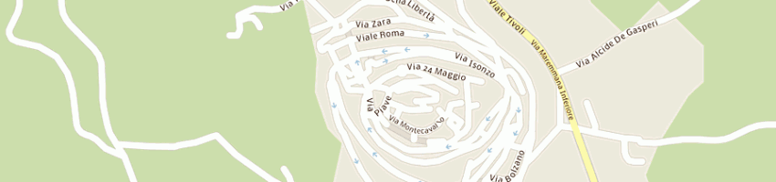Mappa della impresa rossini gianfranco a PALOMBARA SABINA