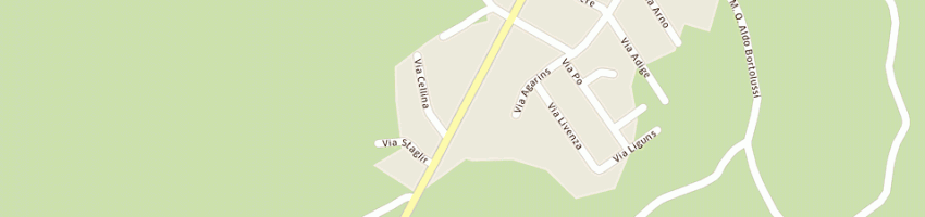 Mappa della impresa dalla valle antonio a ZOPPOLA