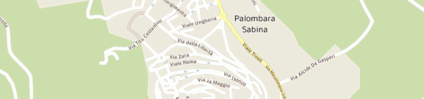Mappa della impresa pubblidada di minestrini adele a PALOMBARA SABINA