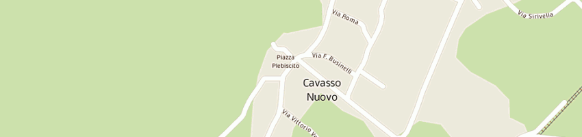 Mappa della impresa al palazat snc di de fanti roberto e gobbo lionella a CAVASSO NUOVO