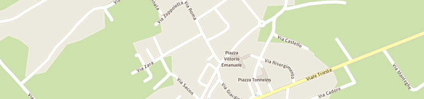 Mappa della impresa studio dentistico bassutti dr stefano a ZOPPOLA