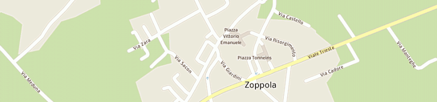 Mappa della impresa vio giovanni a ZOPPOLA