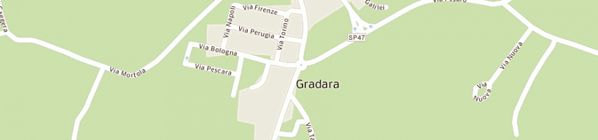 Mappa della impresa fraternali sas di luciano fraternali e c a GRADARA