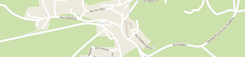Mappa della impresa franca pierino e del magna daniele snc a GRADARA