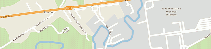 Mappa della impresa nory srl a ZOPPOLA