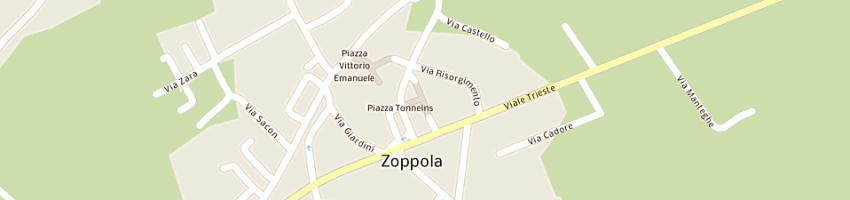 Mappa della impresa scuola elementare statale 'beato odorico da pordenone' a ZOPPOLA