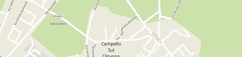 Mappa della impresa e movement di campana gianfranco a CAMPELLO SUL CLITUNNO