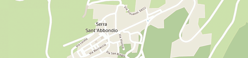 Mappa della impresa supermercato jolly snc a SERRA SANT ABBONDIO