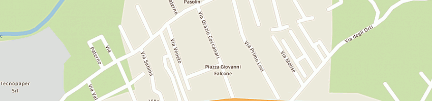 Mappa della impresa paterno serramenti snc di pascucci alessandro e mauro a TIVOLI