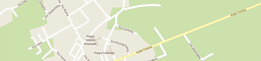 Mappa della impresa faggiani domenico a ZOPPOLA