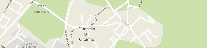 Mappa della impresa cpd centro perforazione dati sdf di battistini rosalba e mazzocchi albertina a CAMPELLO SUL CLITUNNO
