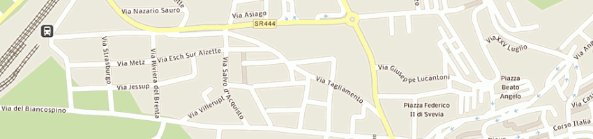 Mappa della impresa vetreria tadina di bazzucchi enzo e c (snc) a GUALDO TADINO