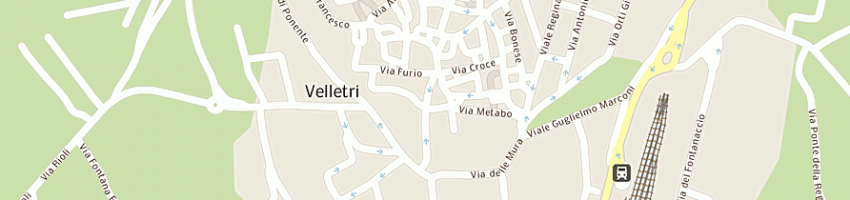 Mappa della impresa studassdi architettura archgquattrocchi arch p simonetti a VELLETRI