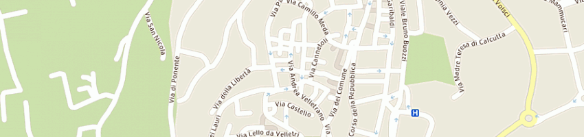Mappa della impresa de luca ettore a VELLETRI