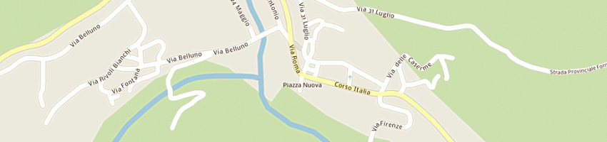 Mappa della impresa al fogolar snc di gerin fabio e c a FORNI AVOLTRI