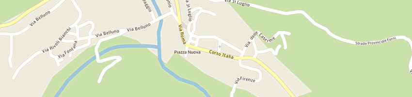 Mappa della impresa caffe' gelateria centrale a FORNI AVOLTRI