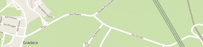 Mappa della impresa nuova faos dei flli fabbri riccardo e fabrizio (snc) a GRADARA