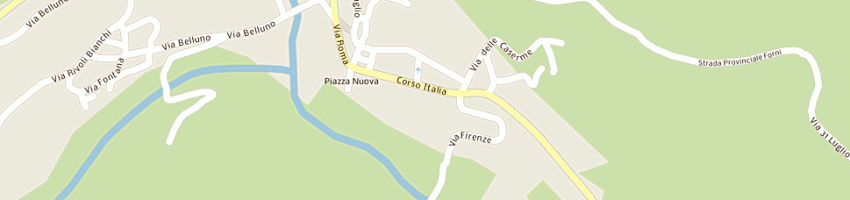 Mappa della impresa cattarinussi snc di cattarinussi a e c a FORNI AVOLTRI