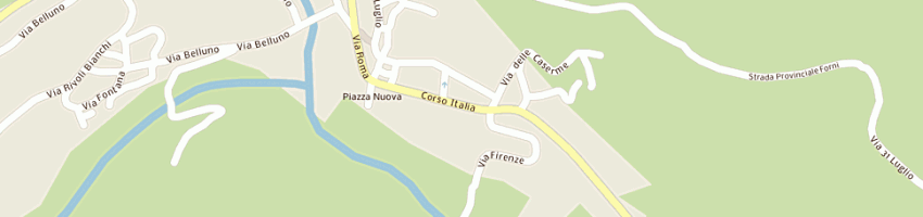 Mappa della impresa associazione turistica pro forni avoltri a FORNI AVOLTRI
