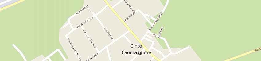 Mappa della impresa marinato franco e c (snc) a CINTO CAOMAGGIORE